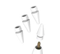 WASRUYI Lot de 4 pointes de rechange pour stylet Apple pour iPhone 1ère génération et 2ème génération, stylet pour iPad Pro, adaptateur iPencil de remplacement pour stylo certifié MFi