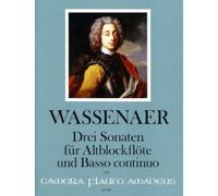 Wassenaer Unico - Drei Sonaten - Altblockflote und Basso Continuo