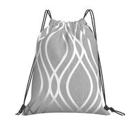 Wasserabweisender Rucksack mit Kordelzug, Motiv: geometrische Figur, für Damen und Herren, Sport- und Fitnessstudio-Sackpack