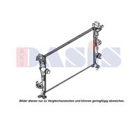 Wasserkühler Motorkühler pour Fiat 500X 334_ 1.6 D Multijet