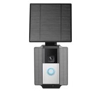 Wasserstein Chargeur solaire universel compatible avec la sonnette Ring Battery Doorbell (version 2024)/Pro/Plus/4/3/3 Plus/2ème génération (version 2020) et la sonnette vidéo sans fil Wyze Pro