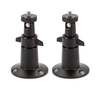 Wasserstein Lot de 2 supports muraux de sécurité réglables en métal pour intérieur/extérieur - Compatible avec Arlo Pro/Pro 2/Pro 3/Pro 4/Pro 5/Ultra/Ultra 2, Wyze Cam Outdoor, Wyze Cam V3 et batterie