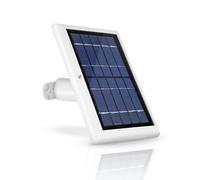 Wasserstein Panneau solaire avec câble de 4 m compatible avec Arlo Ultra/Ultra 2, Arlo Pro 3/Pro 4 et Arlo Pro 5S uniquement (lot de 1, blanc) (non compatible avec les spots Arlo Essential)