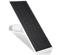 Wasserstein Panneau solaire pour Google Nest Cam extérieur ou intérieur, batterie - 2,5 W énergie solaire - Fabriqué pour Google Nest