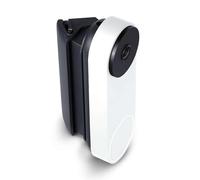 Wasserstein Support d'angle horizontal réglable compatible avec la sonnette Google Nest (filaire, 2ème et 3ème générations), support de cale 35°-55° - Non compatible avec la sonnette Nest (batterie