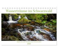 Wasserträume im Schwarzwald (Tischkalender 2026 DIN A5 quer), CALVENDO Monatskalender: Wasserschauplätze im Schwarzwald
