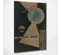 Wassily Kandinsky Point de rencontre wk236 Tableau imprimé sur toile, 200 x 120 cm