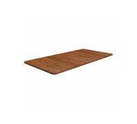 vidaXL Comptoir de salle de bain Marron foncÃ© 100x50x1,5cm Bois traitÃ©