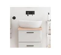 Wastafelblad 40x50x2 cm onbehandeld massief hout3155999