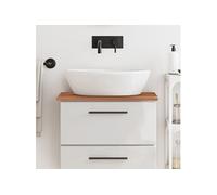 Wastafelblad 60x40x1,5 cm massief beukenhout355999