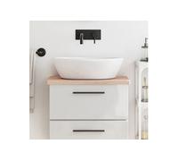 Wastafelblad 60x40x2,5 cm massief beukenhout355990