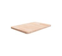 Comptoir de Salle de Bain Dessus de Table de Remplacement Dessus de Rechange Dessus de Vanité 60x40x2,5 cm Chêne Massif non Traité
