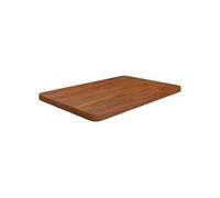 vidaXL Comptoir de salle de bain Marron foncé 60x40x2,5 cm Bois traité