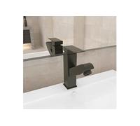 Wastafelkraan met uittrekfunctie 157x172 mm grijs149078