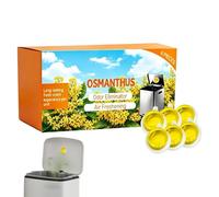 Waste Can Freshener - Trash Odor Fighter, Scented Odor Absorber Units | Six Pieces Scented Eliminating Long Lasting Fragrance Pads Inside Kitchen Bathroom Toilet Closet Washroom Living Room Apartme