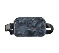 Wasteland Mini sac banane tendance à motif floral punk pour homme et femme avec sangle réglable pour l'entraînement, la course à pied, la randonnée