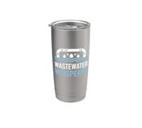 Wastewater Whisperer - Water Treatment Plant Operator Gobelet isotherme en acier inoxydable double paroi