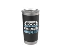 Wastewater Whisperer - Water Treatment Plant Operator Gobelet isotherme en acier inoxydable double paroi