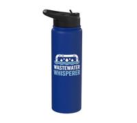 Wastewater Whisperer - Water Treatment Plant Operator Stainless Steel Insulated Water Bottle
