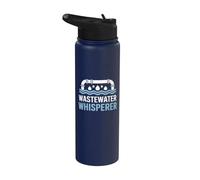 Wastewater Whisperer - Water Treatment Plant Operator Stainless Steel Insulated Water Bottle