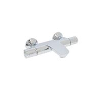 WATA Mitigeur thermostatique bain-douche chromé NF avec blocage de sécurité à 50 - - WPL55
