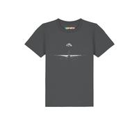 watabout.kids T-Shirt 'Lost in space' anthracite / blanc, Taille 146