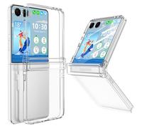 WATACHE for Galaxy Z Flip 7 Case Clear with Hinge Proteciont Flip 7 Case Slim Protective Cover for Smasung Galaxy Z Flip 7 (Clear)