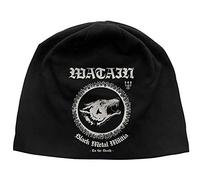 Watain - Rock Off Watain Bonnet Noir Metal Militia Band Logo Nouveau Officiel Noir Unisex Size One Size