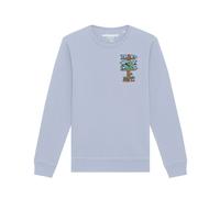 Watapparel Sweat-shirt ' Adventure is everywhere ' bleu clair / mélange de couleurs, Taille XXXL