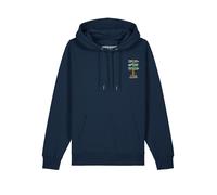 Watapparel Sweat-shirt ' Adventure is everywhere ' bleu marine / mélange de couleurs, Taille L