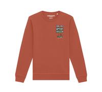 Watapparel Sweat-shirt ' Adventure is everywhere ' noisette / mélange de couleurs, Taille L