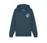 Watapparel Sweat-shirt ' Beach is calling ' jaune / pétrole, Taille XXL