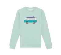 Watapparel Sweat-shirt ' California Dream ' azur / mélange de couleurs, Taille L