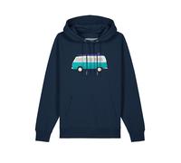 Watapparel Sweat-shirt 'California Dream' bleu marine / mélange de couleurs, Taille XS