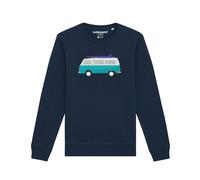 Watapparel Sweat-shirt ' California Dream ' bleu marine / mélange de couleurs, Taille XXXL