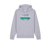 Watapparel Sweat-shirt 'California Dream' lilas / violet clair / mélange de couleurs, Taille XXXL