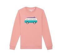 Watapparel Sweat-shirt ' California Dream ' mélange de couleurs / rose, Taille XL