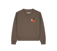Watapparel Sweat-shirt 'Cute Fox ' marron / mélange de couleurs, Taille XXL