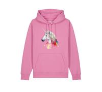 Watapparel Sweat-shirt ' Flash, the unicorn ' mélange de couleurs / rose, Taille XL