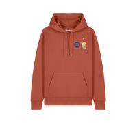 Watapparel Sweat-shirt ' Funny Cat ' noisette / mélange de couleurs, Taille XS
