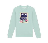 Watapparel Sweat-shirt ' Good Old Mess ' azur / mélange de couleurs, Taille XS