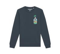 Watapparel Sweat-shirt 'Holiday in a bottle' anthracite / mélange de couleurs, Taille XL