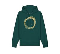 Watapparel Sweat-shirt ' Kreis ' jaune / pétrole, Taille XL