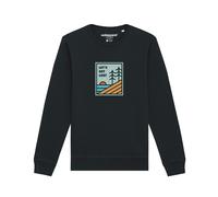 Watapparel Sweat-shirt ' Let's Get Lost ' mélange de couleurs / noir, Taille L