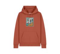 Watapparel Sweat-shirt ' Let's Get Lost ' noisette / mélange de couleurs, Taille XL