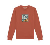 Watapparel Sweat-shirt 'Let's Get Lost' rouille / mélange de couleurs, Taille L