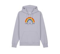 Watapparel Sweat-shirt ' Love is Love ' bleu / jaune / vert / lilas / rouge, Taille L
