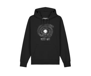 Watapparel Sweat-shirt ' Milky way ' noir / blanc, Taille XXL