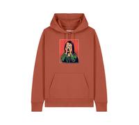 Watapparel Sweat-shirt 'Mona Lisa Scream' noisette / mélange de couleurs, Taille M