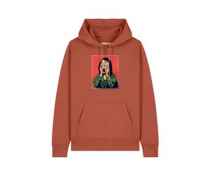 Watapparel Sweat-shirt 'Mona Lisa Scream' noisette / mélange de couleurs, Taille XXXL